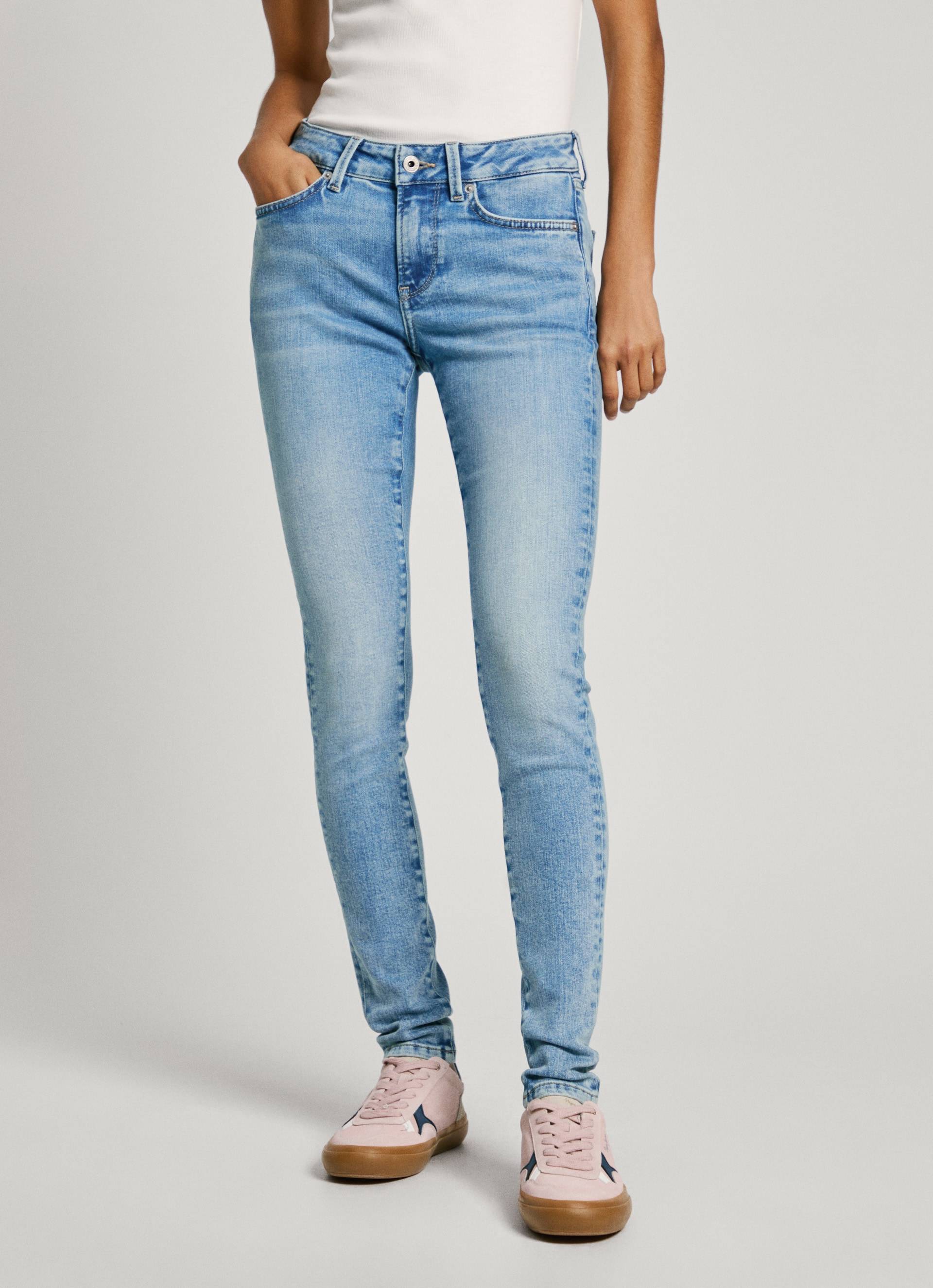 Pepe Jeans Skinny-fit-Jeans »SKINNY JEANS LW«, in verschiedenen Waschungen Pepe Jeans Skinny-fit-Jeans »SKINNY JEANS LW«, in verschiedenen Waschungen von Pepe Jeans