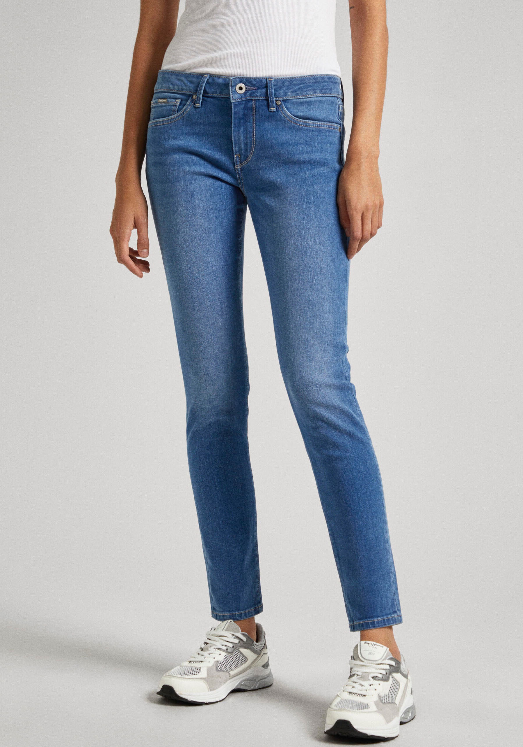 Pepe Jeans Skinny-fit-Jeans »SKINNY JEANS LW«, in verschiedenen Waschungen von Pepe Jeans