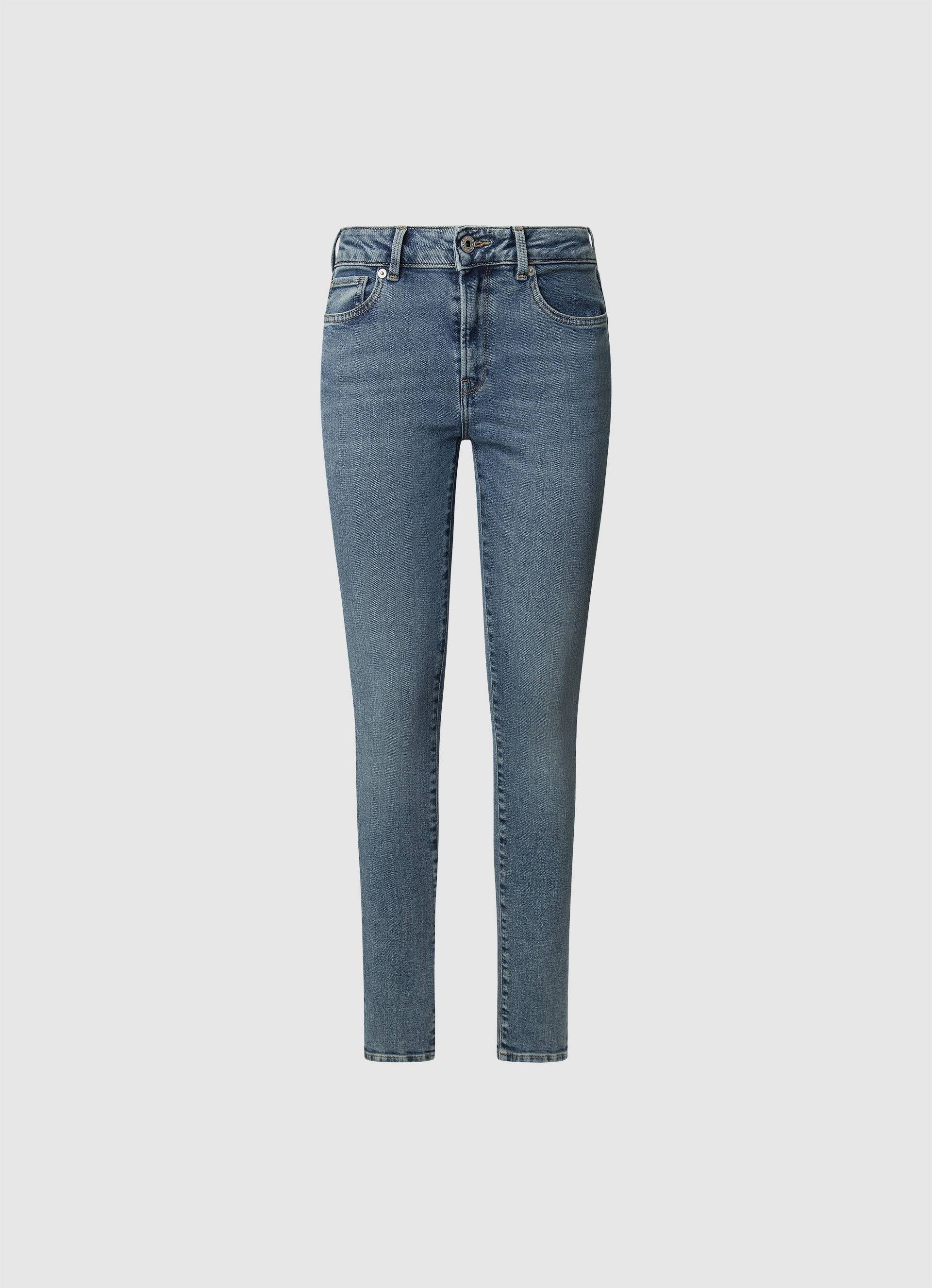 Pepe Jeans Skinny-fit-Jeans »SKINNY JEANS MW«, in verschiedenen Waschungen Pepe Jeans Skinny-fit-Jeans »SKINNY JEANS MW«, in verschiedenen Waschungen von Pepe Jeans