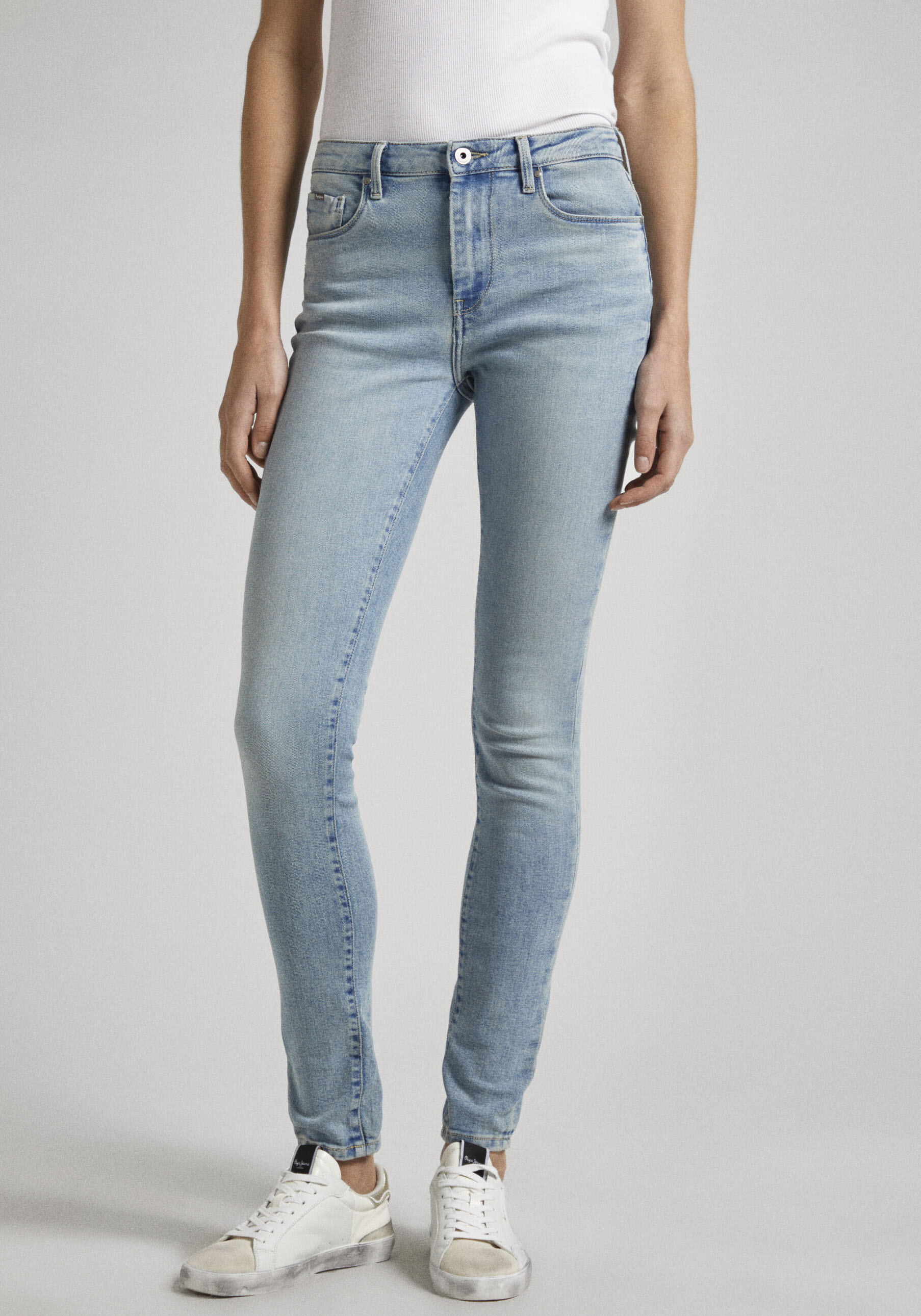 Pepe Jeans Skinny-fit-Jeans, in Used-Optik Pepe Jeans Skinny-fit-Jeans, in Used-Optik von Pepe Jeans