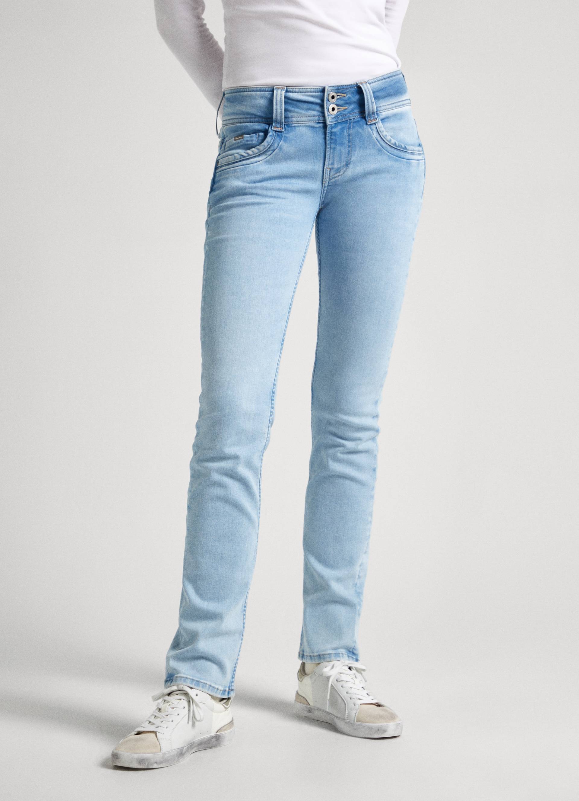 Pepe Jeans Slim-fit-Jeans, mit 2-Knopf-Verschluss von Pepe Jeans