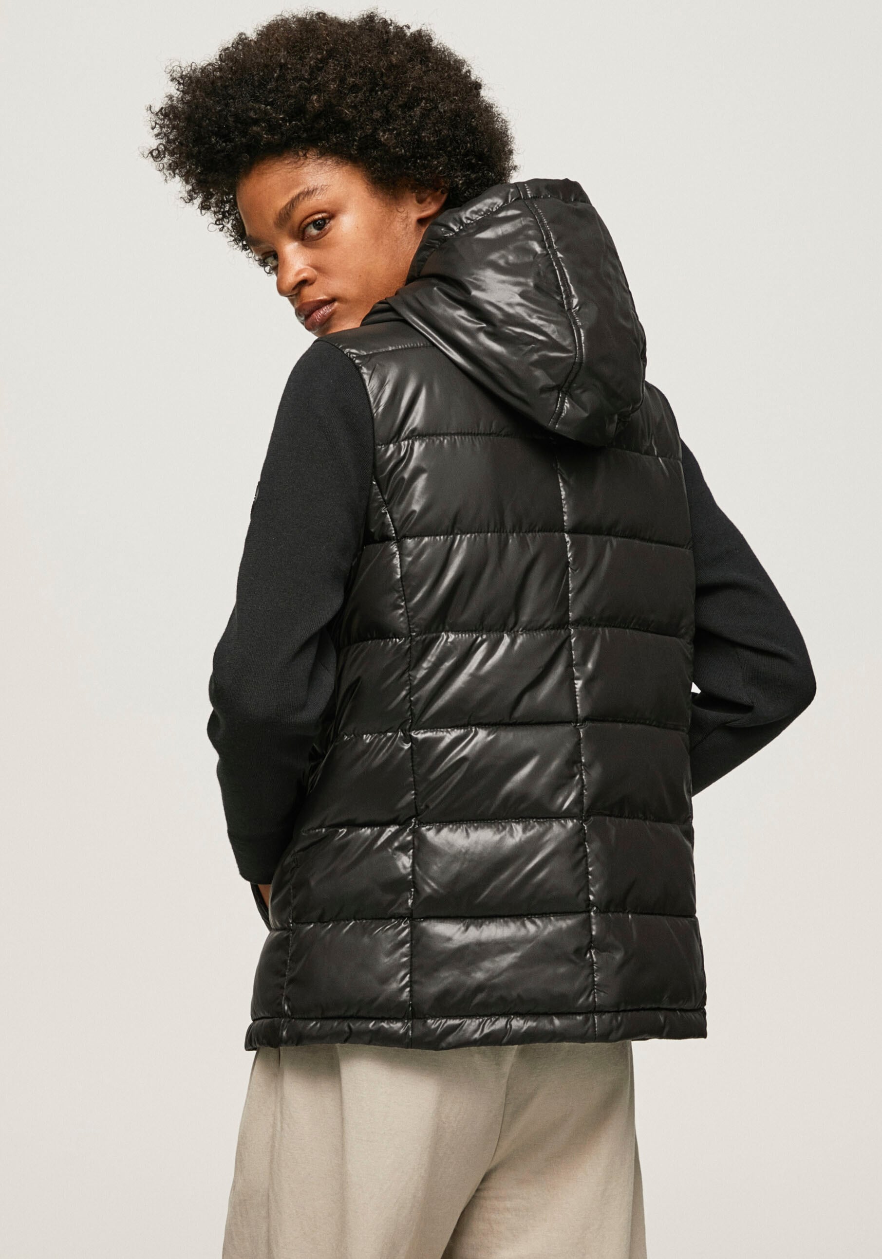 Pepe Jeans Steppjacke, im Materialmix von Pepe Jeans