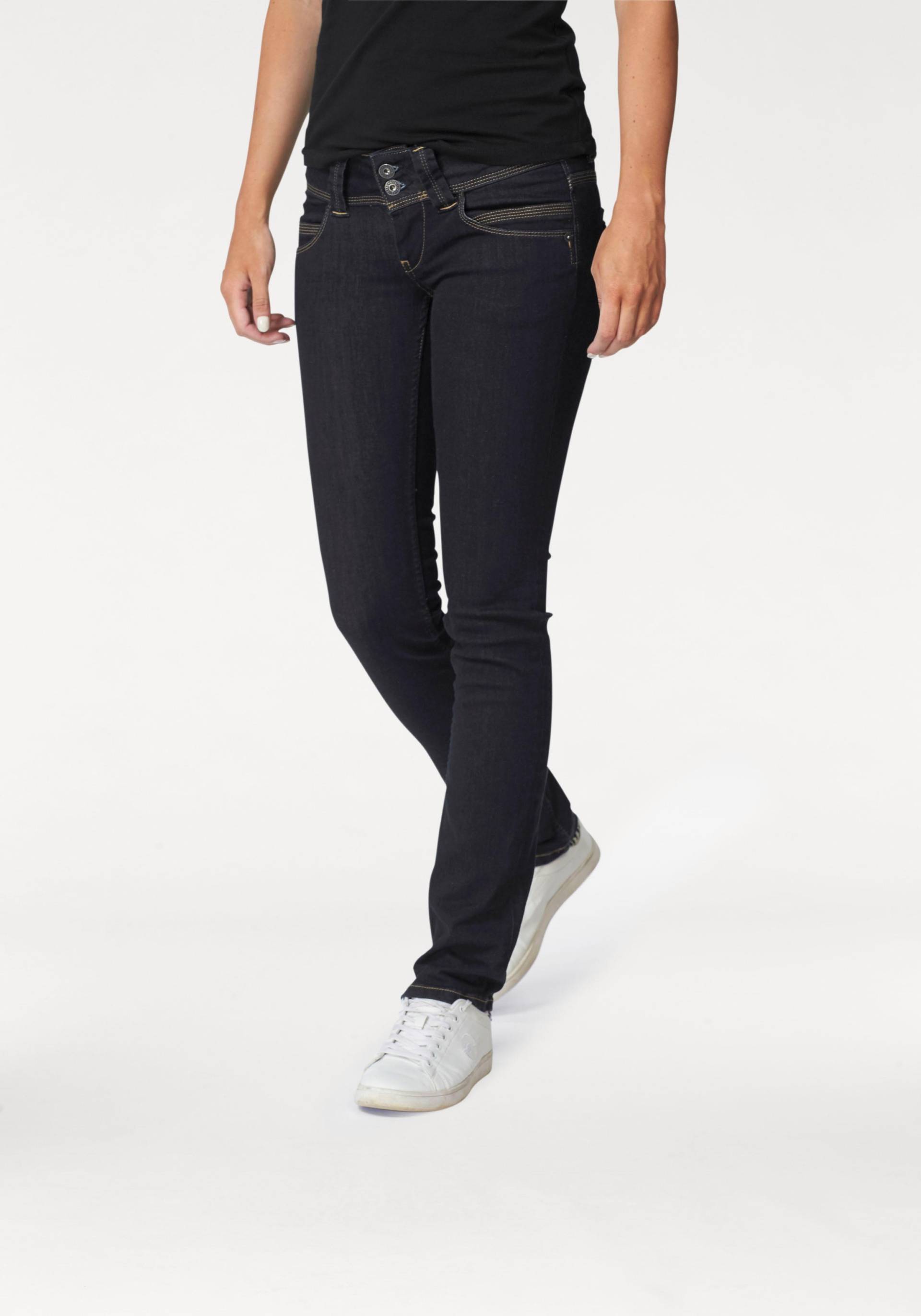 Pepe Jeans Straight-Jeans »VENUS«, mit Badge von Pepe Jeans