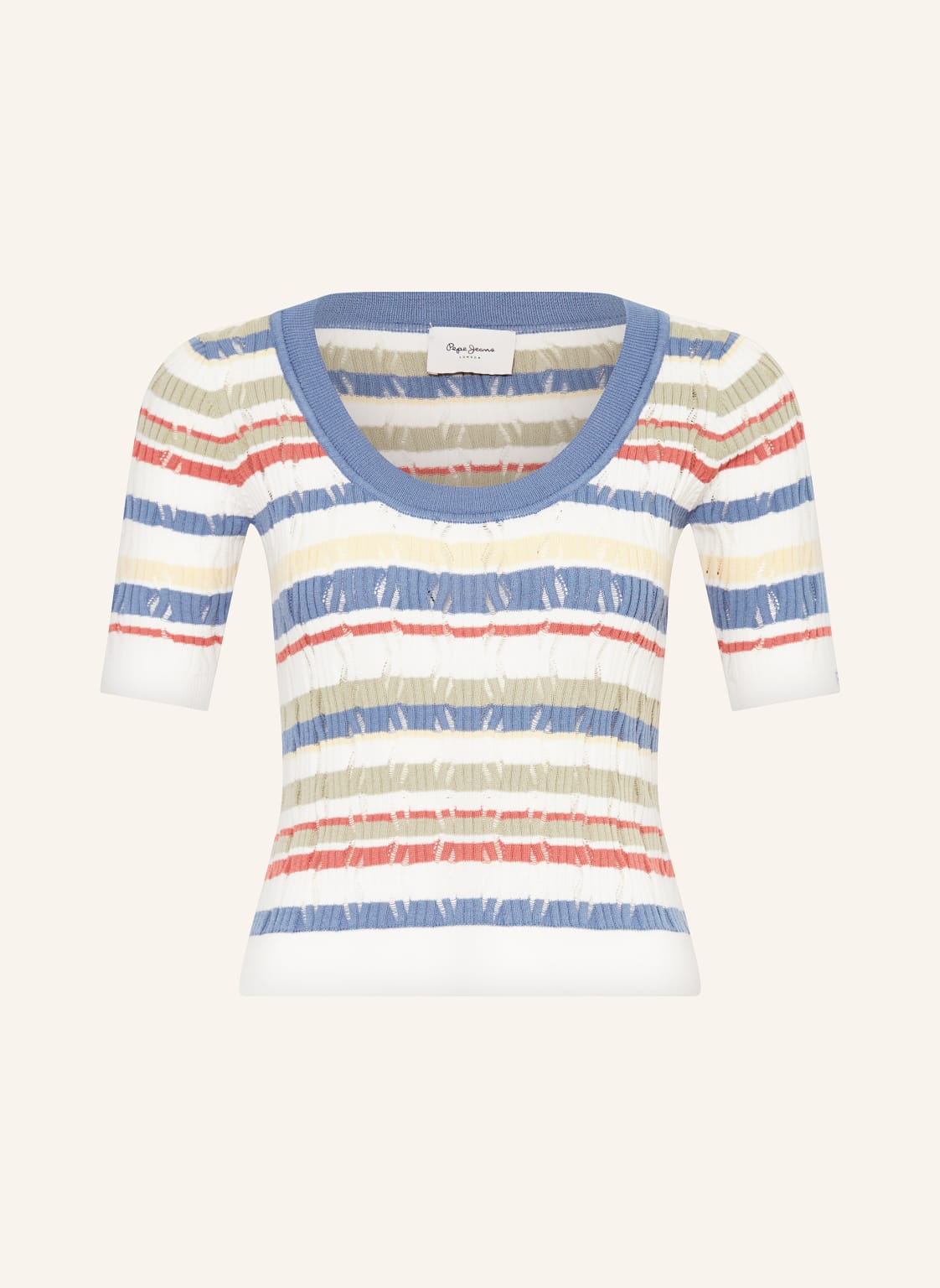 Pepe Jeans Strickshirt Iris blau von Pepe Jeans