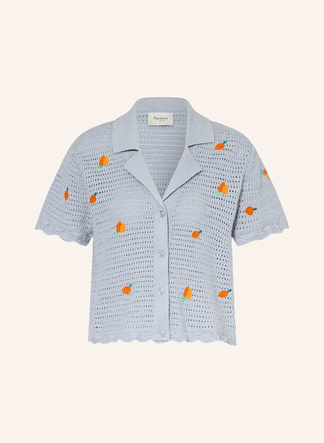 Pepe Jeans Strickshirt Olaya blau Pepe Jeans Strickshirt Olaya blau von Pepe Jeans