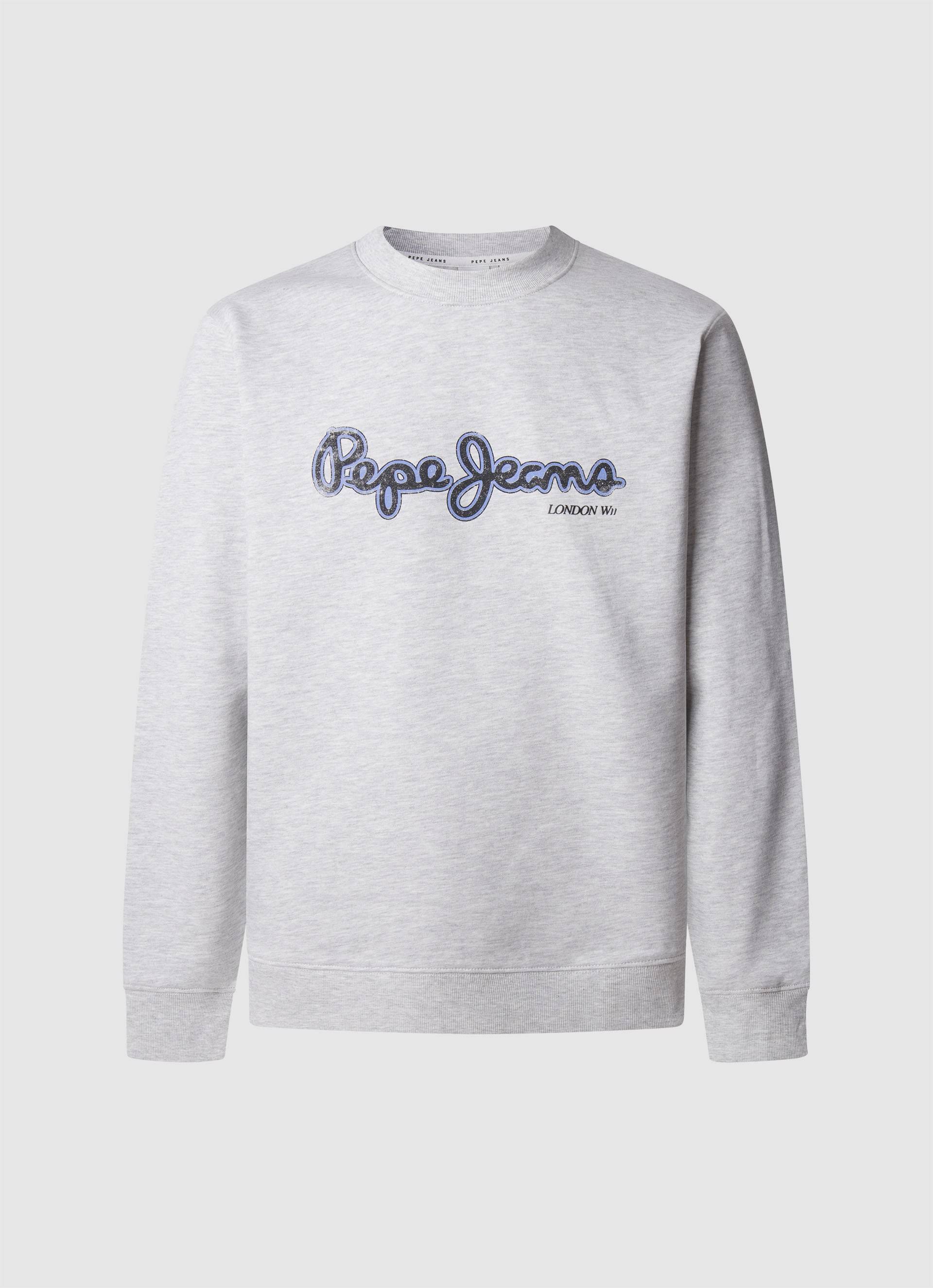 Pepe Jeans Sweatshirt »DORIAN CREW«, mit Logo-Druck im Used Look von Pepe Jeans