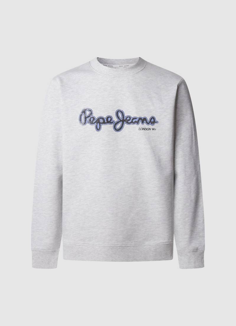 Pepe Jeans Sweatshirt »DORIAN CREW«, mit Logo-Druck im Used Look von Pepe Jeans