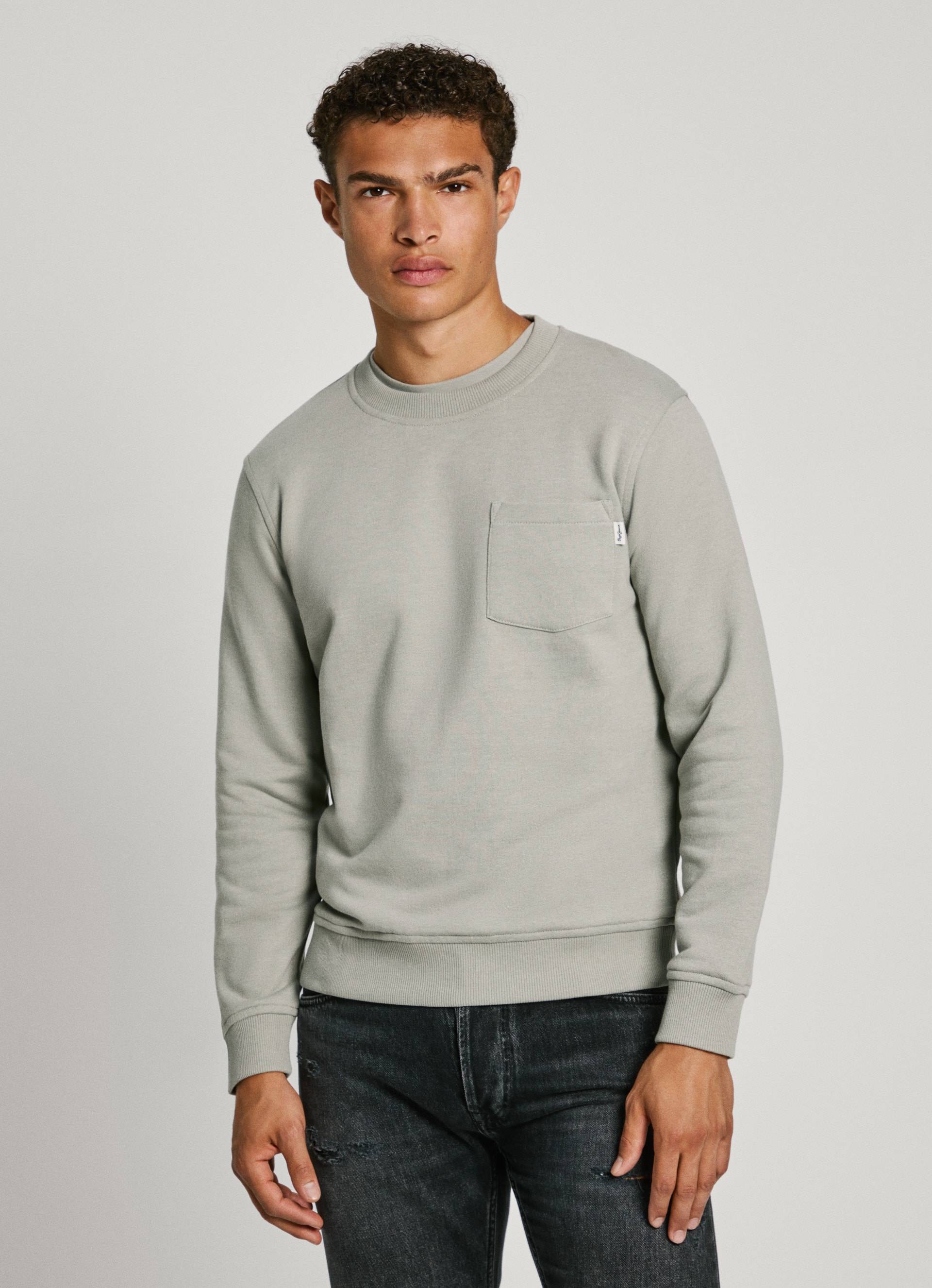 Pepe Jeans Sweatshirt »MANS CREW«, mit Brusttasche von Pepe Jeans