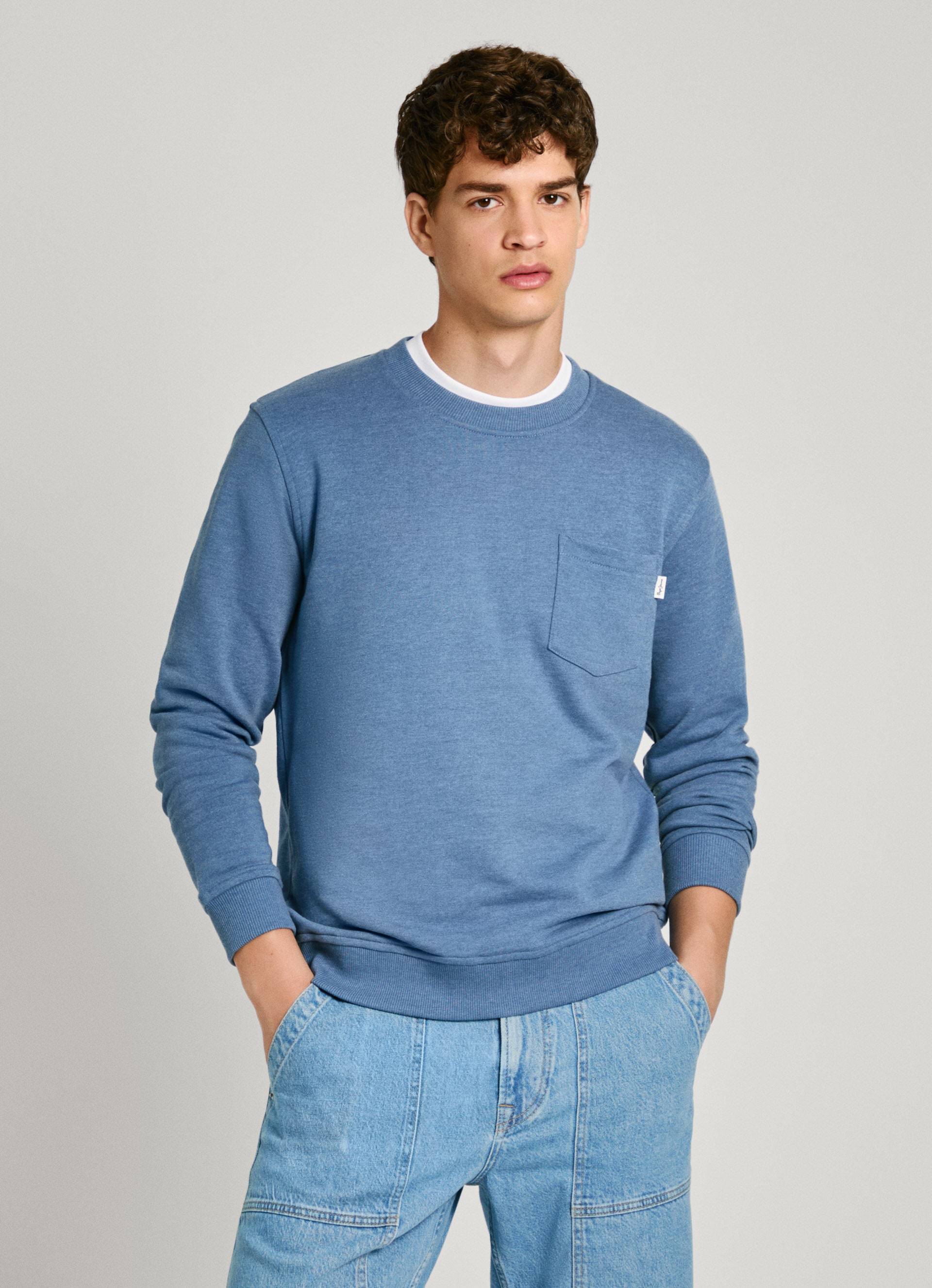 Pepe Jeans Sweatshirt »MANS CREW«, mit Brusttasche von Pepe Jeans