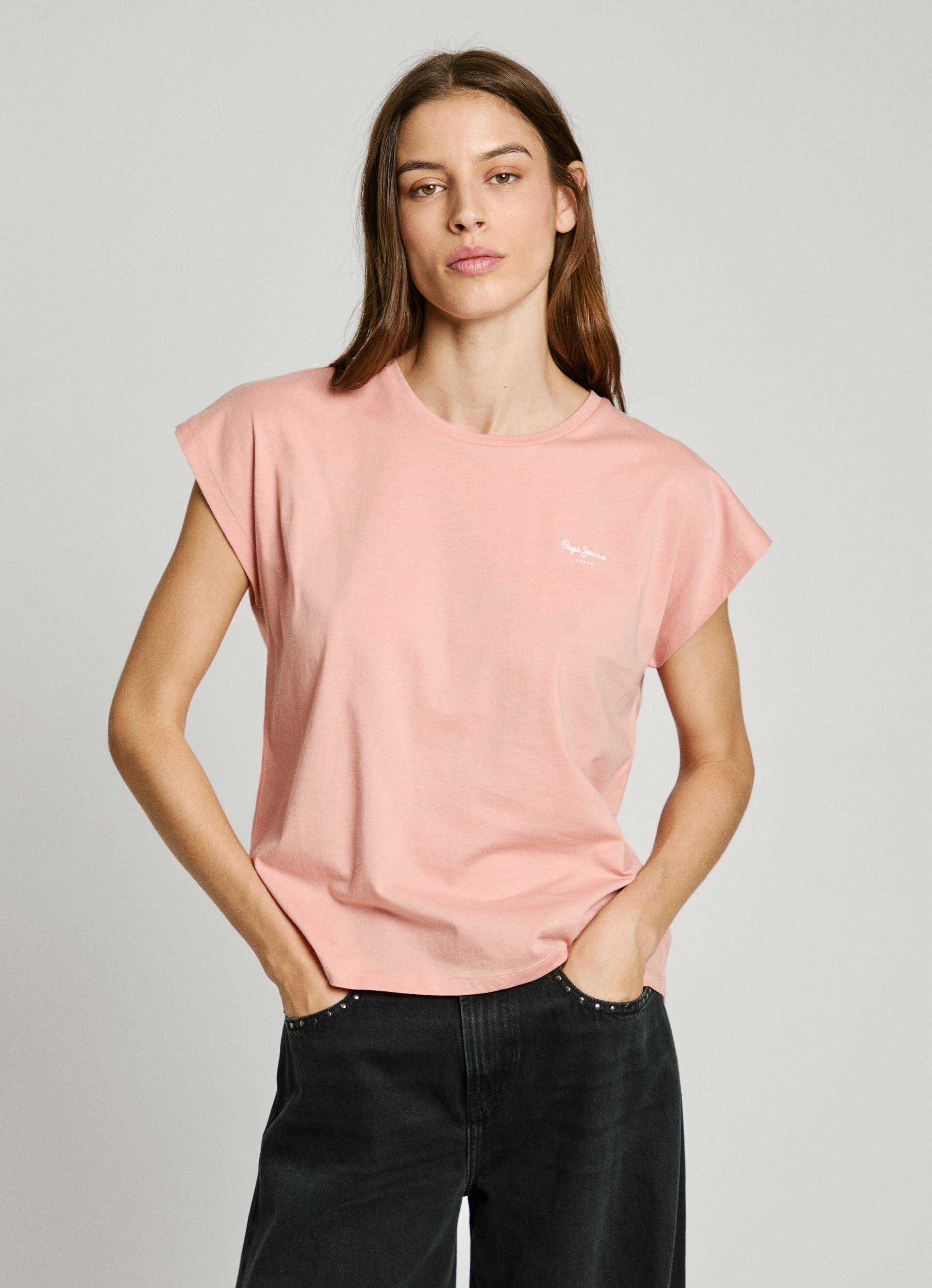 Pepe Jeans T-Shirt »BLOOMA«, mit Kappenärmeln Pepe Jeans T-Shirt »BLOOMA«, mit Kappenärmeln von Pepe Jeans