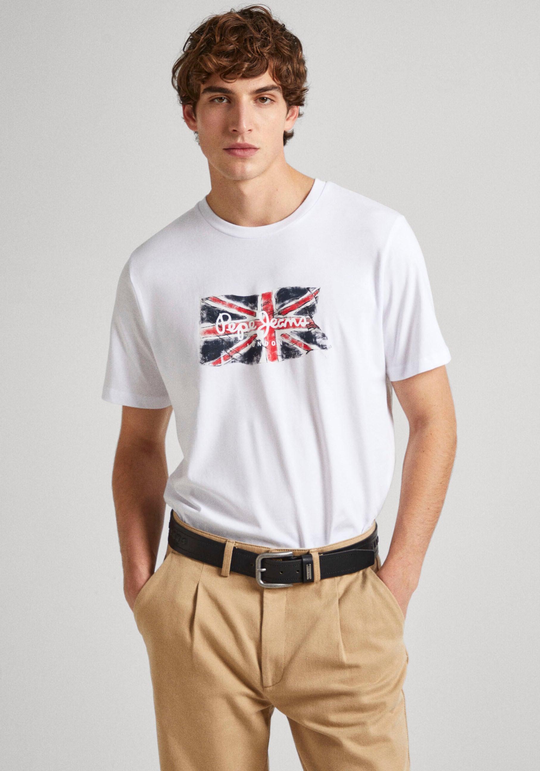 Pepe Jeans T-Shirt »CLAG«, mit grossem Logo-Print von Pepe Jeans