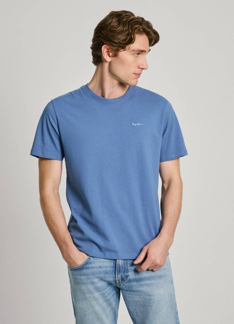 Pepe Jeans T-Shirt »CONNOR«, mit gesticktem Logo auf der Brust von Pepe Jeans