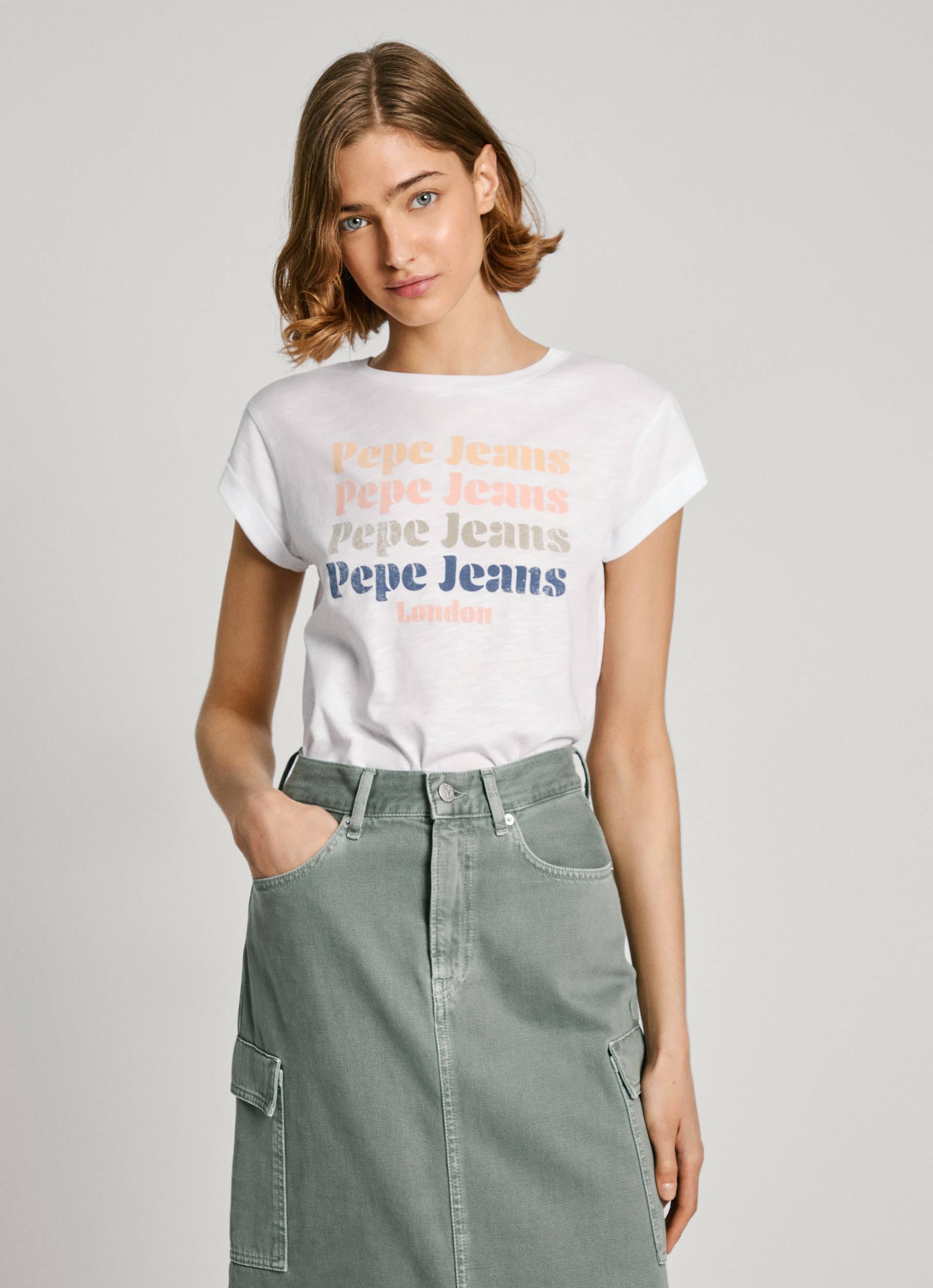 Pepe Jeans T-Shirt »EILEEN«, aus strukturierter Baumwollqualiät Pepe Jeans T-Shirt »EILEEN«, aus strukturierter Baumwollqualiät von Pepe Jeans