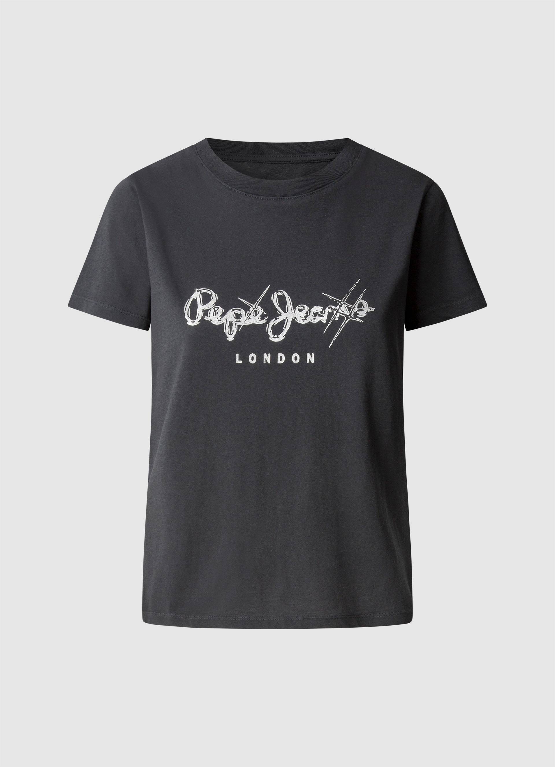 Pepe Jeans T-Shirt »LETICIA«, mit Strass-Steinen Pepe Jeans T-Shirt »LETICIA«, mit Strass-Steinen von Pepe Jeans