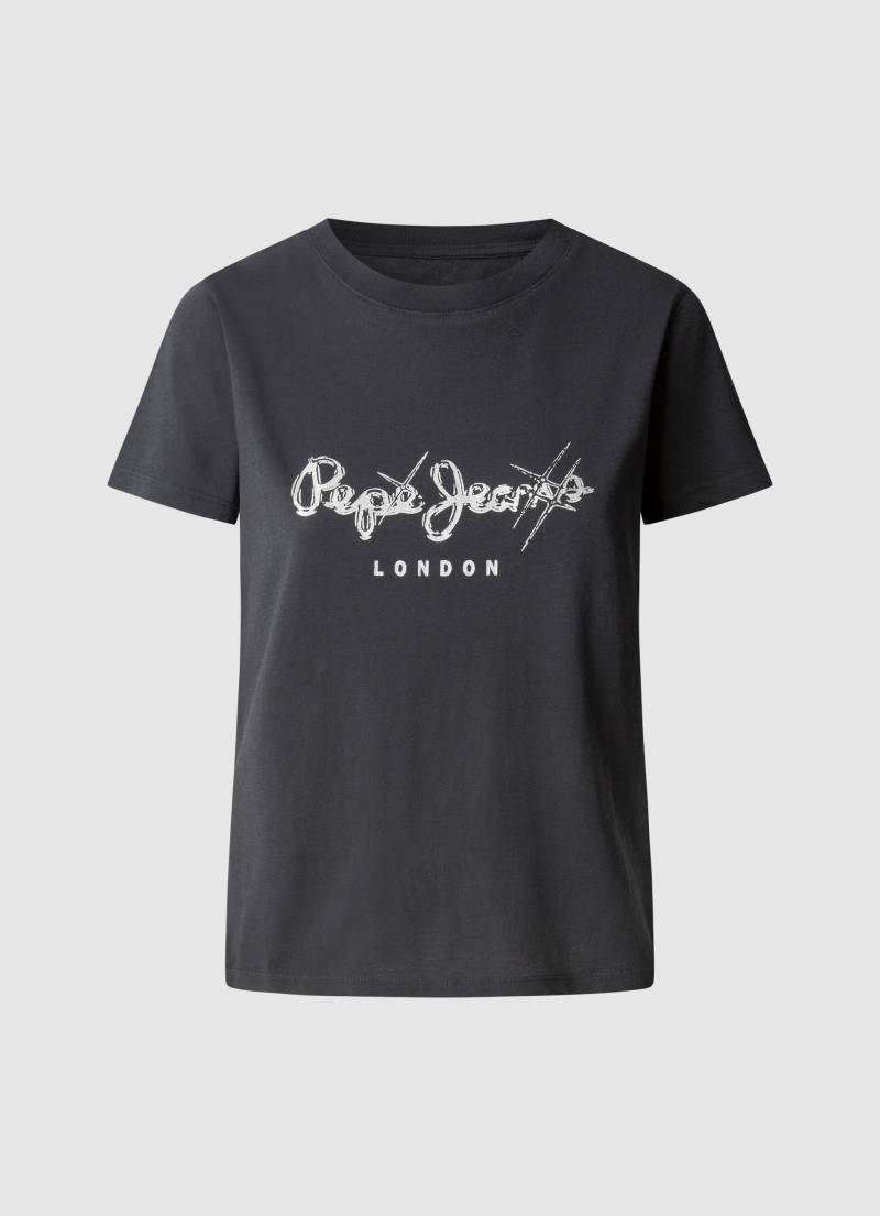 Pepe Jeans T-Shirt »LETICIA«, mit Strass-Steinen von Pepe Jeans