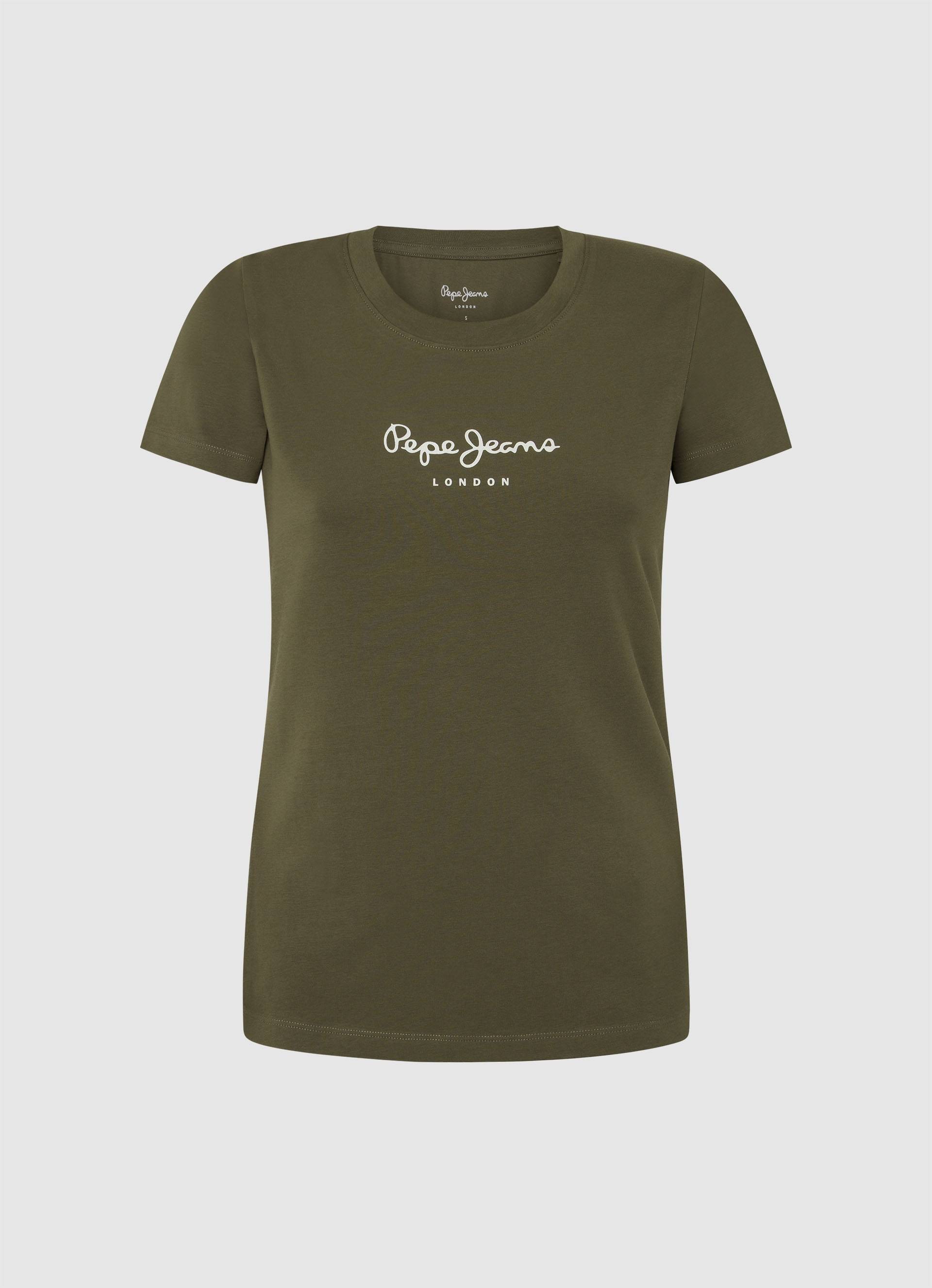 Pepe Jeans T-Shirt »NEW VIRGINIA«, mit Logo-Print Pepe Jeans T-Shirt »NEW VIRGINIA«, mit Logo-Print von Pepe Jeans
