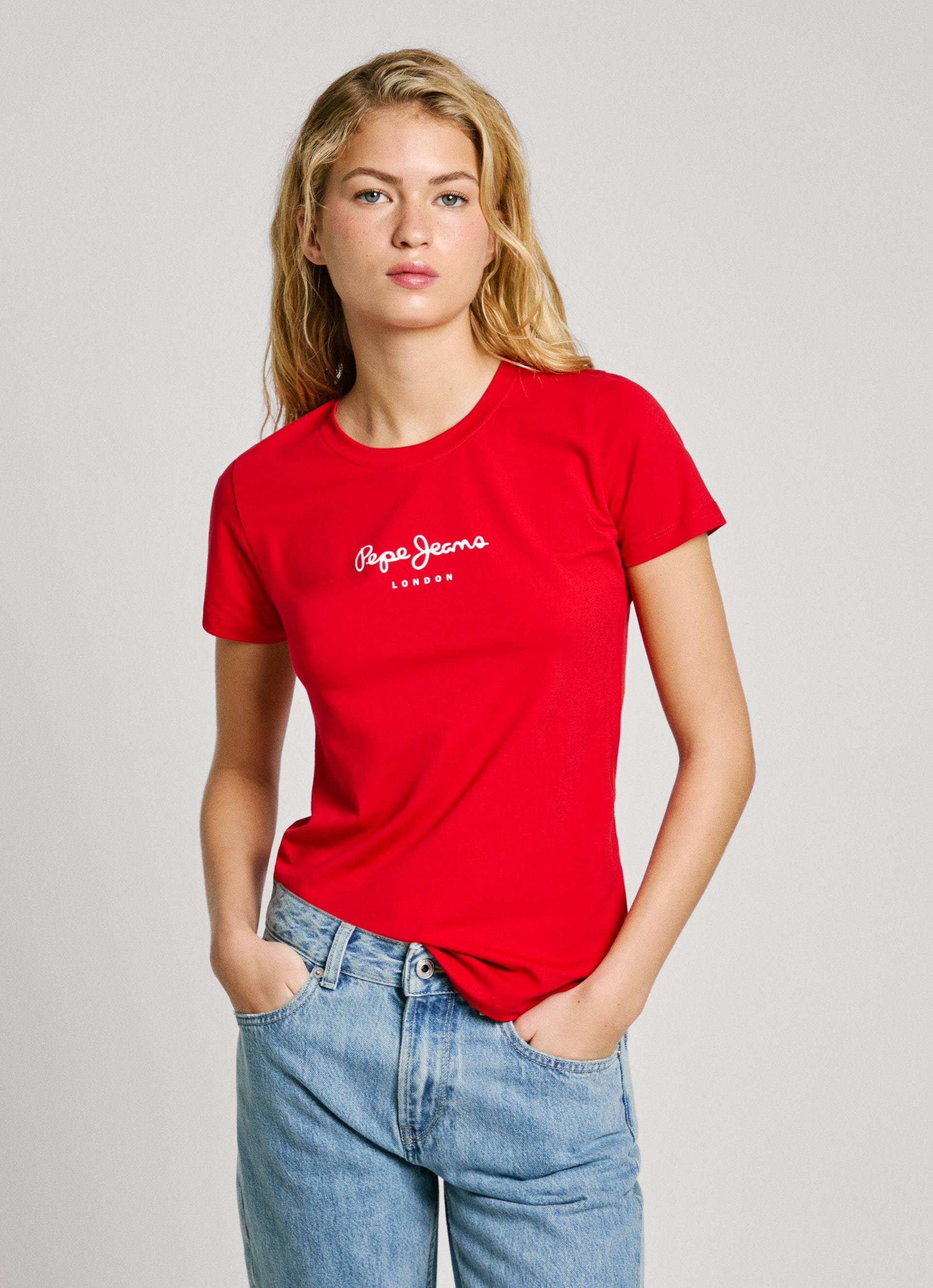 Pepe Jeans T-Shirt »NEW VIRGINIA«, mit Logo-Print von Pepe Jeans