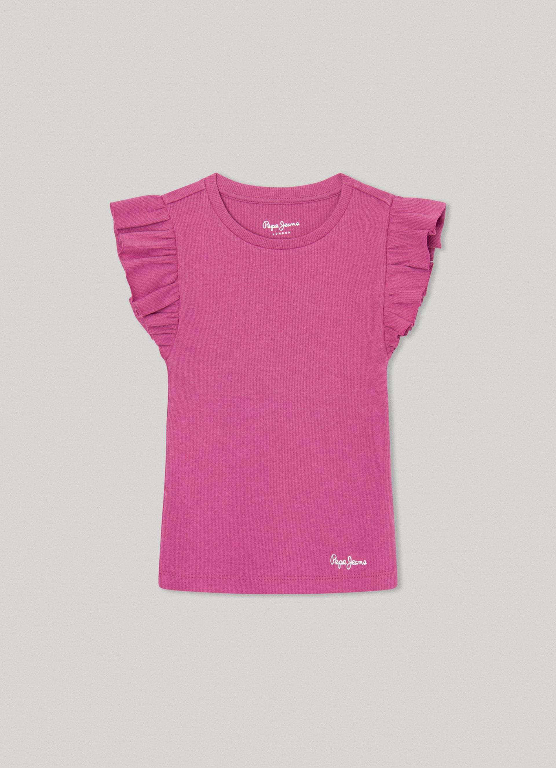 Pepe Jeans T-Shirt »QUANISE«, in feiner Rippstruktur, for GIRLS von Pepe Jeans