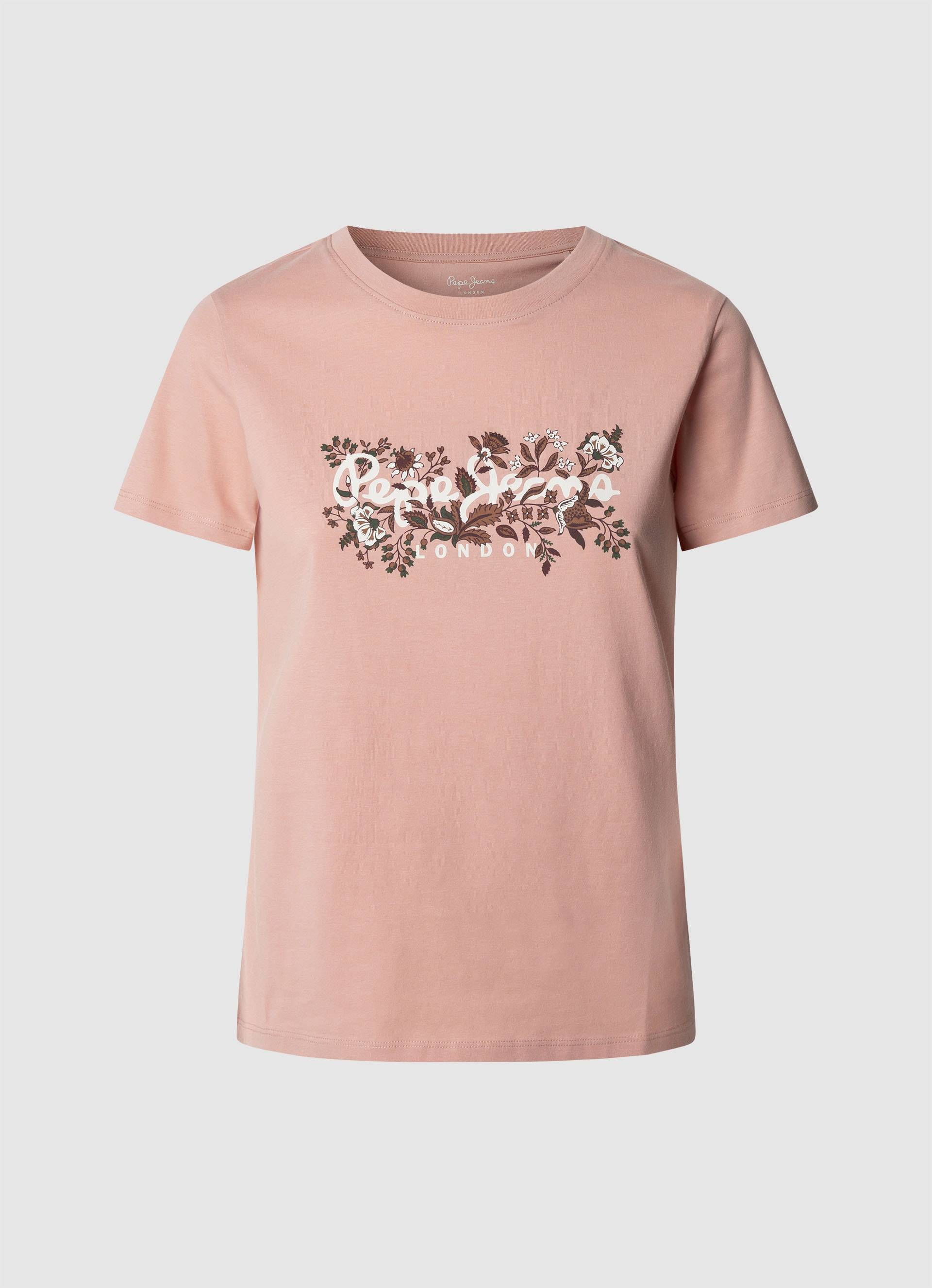 Pepe Jeans T-Shirt »ROSALIND«, mit floralem Print vorn Pepe Jeans T-Shirt »ROSALIND«, mit floralem Print vorn von Pepe Jeans