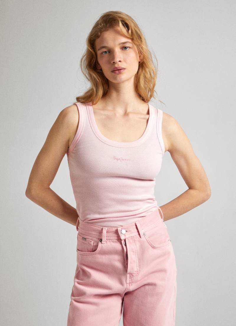 Pepe Jeans Tanktop »LANE«, mit kleiner Ton-in-Ton Logostickerei von Pepe Jeans