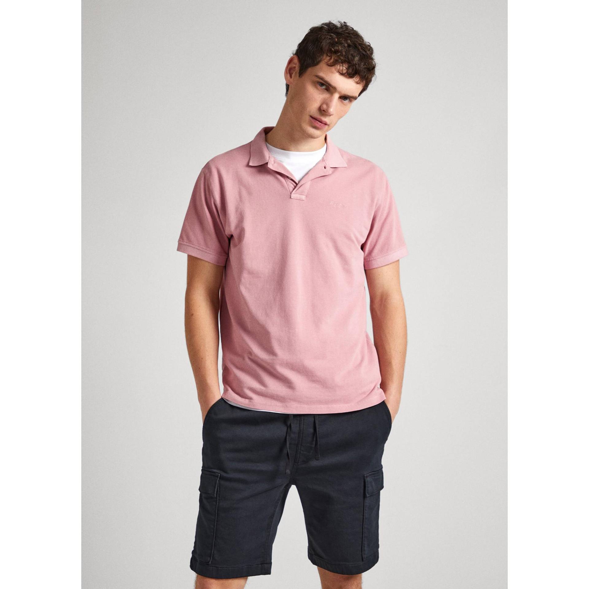 Pepe Jeans - Poloshirt, kurzarm, für Herren, Pink, Größe L von Pepe Jeans