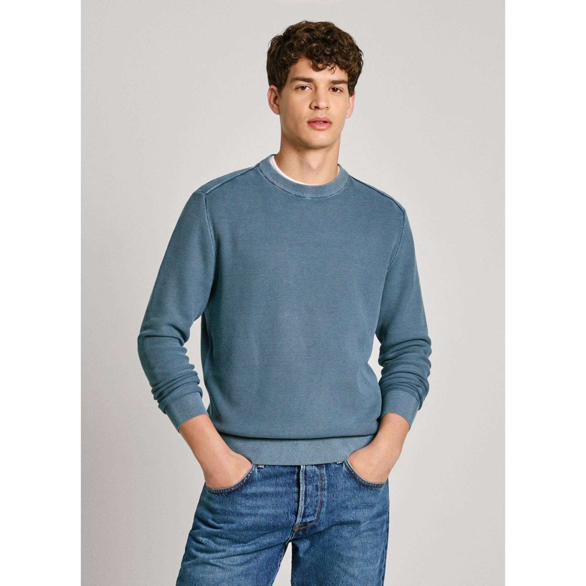 Pullover Herren Blau L von Pepe Jeans