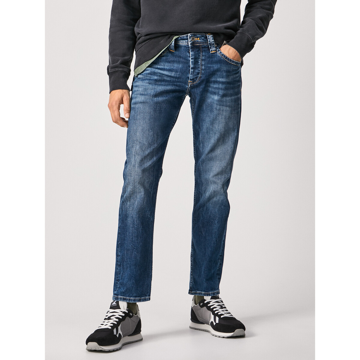 Regular-Jeans Cash, Stretch-Denim von Pepe Jeans