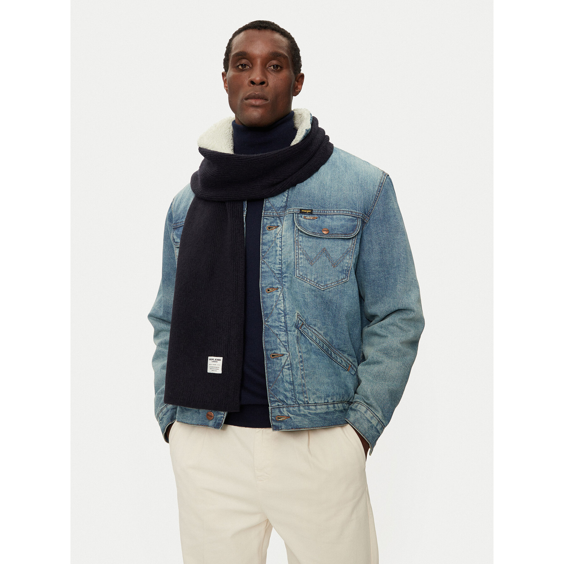 Schal Pepe Jeans PM060138 Dunkelblau Schal Pepe Jeans PM060138 Dunkelblau von Pepe Jeans