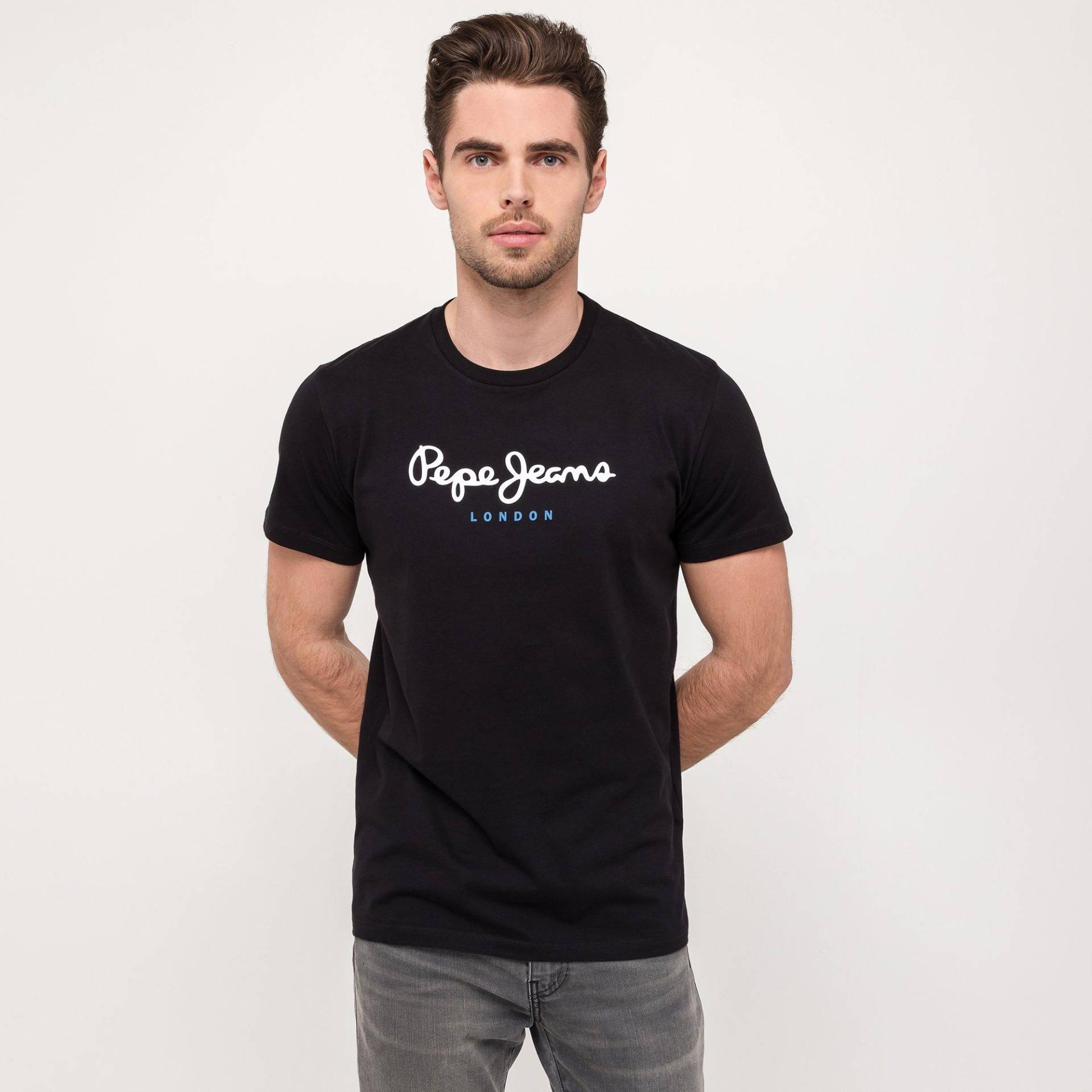 T-shirt Herren Schwarz M von Pepe Jeans