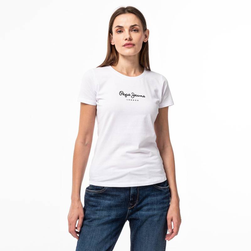 T-shirt, Kurzarm Damen Weiss M von Pepe Jeans