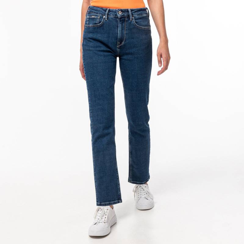 Jeans, Straight Leg Fit Damen Stone Washed W25 von Pepe Jeans