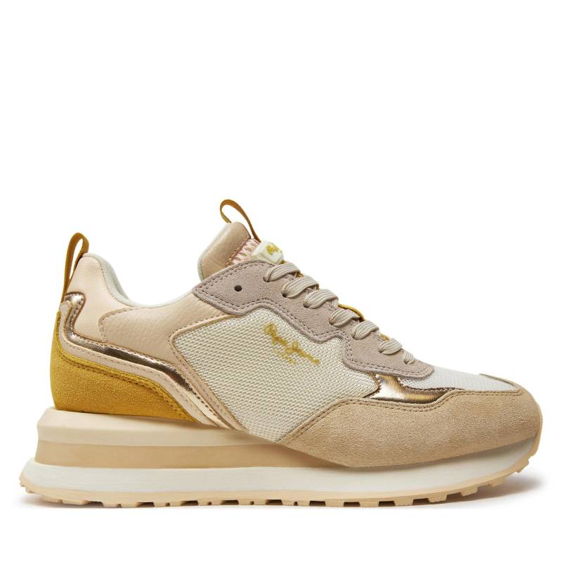 Sneakers Pepe Jeans Blur Sour PLS60007 Beige von Pepe Jeans