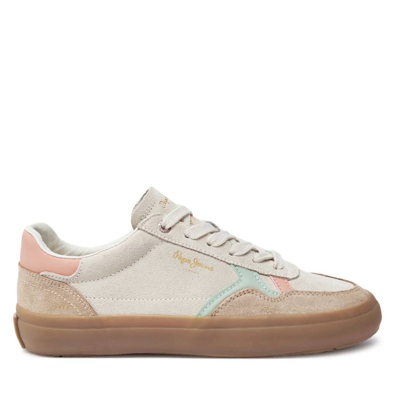 Sneakers Pepe Jeans Travis Retro PLS31586 Écru von Pepe Jeans