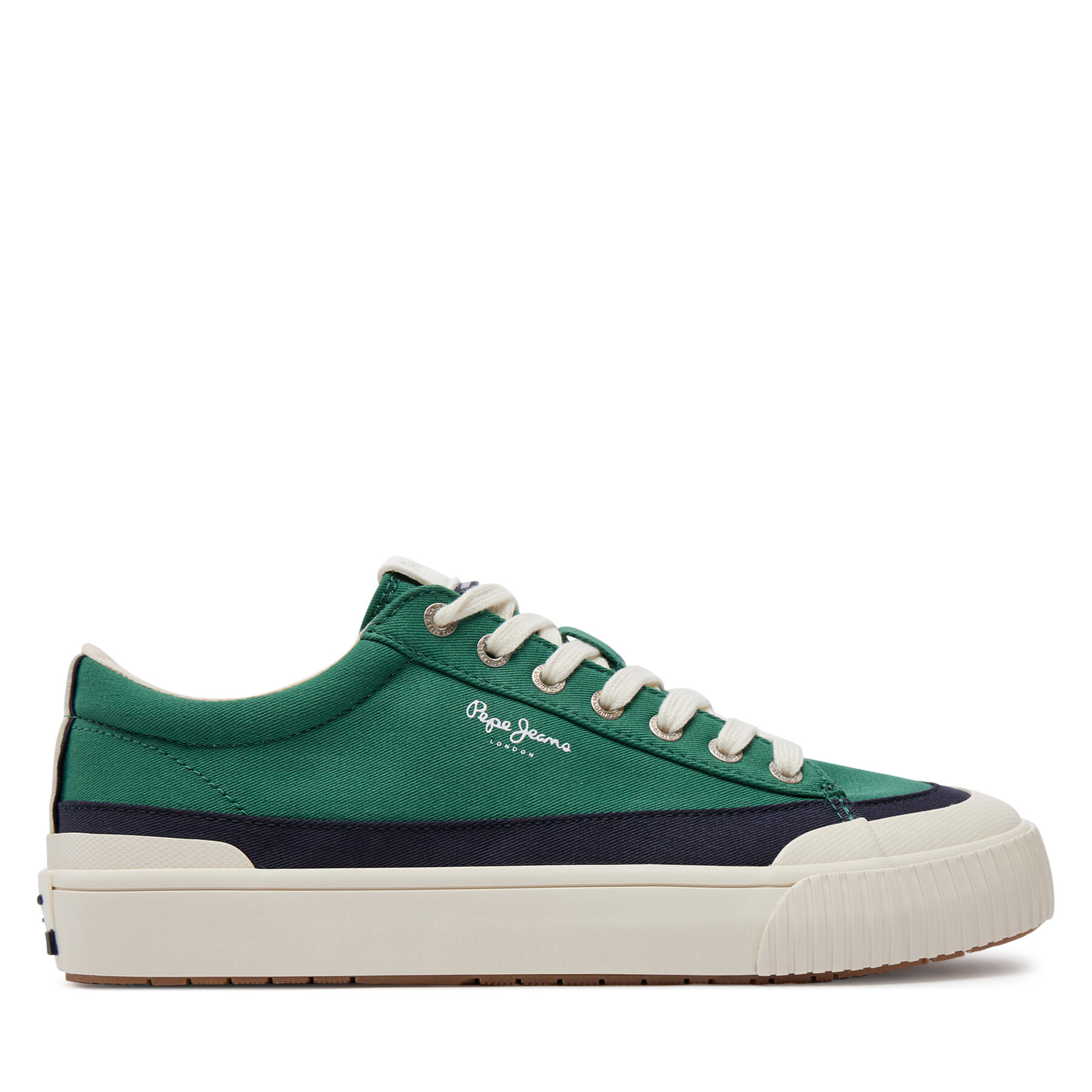 Sneakers aus Stoff Pepe Jeans Ben Band M PMS31043 Grün von Pepe Jeans