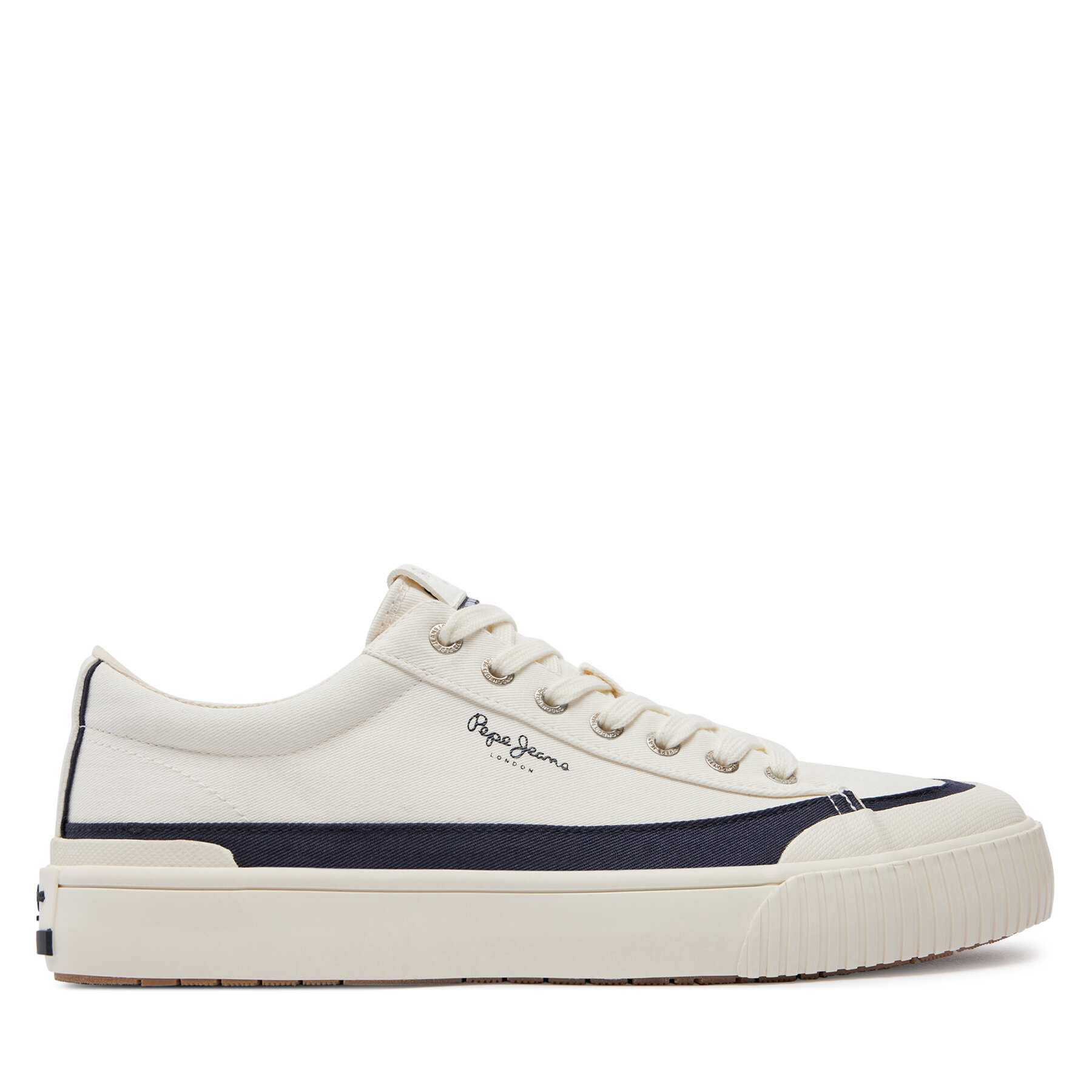 Sneakers aus Stoff Pepe Jeans Ben Band M PMS31043 Weiß von Pepe Jeans