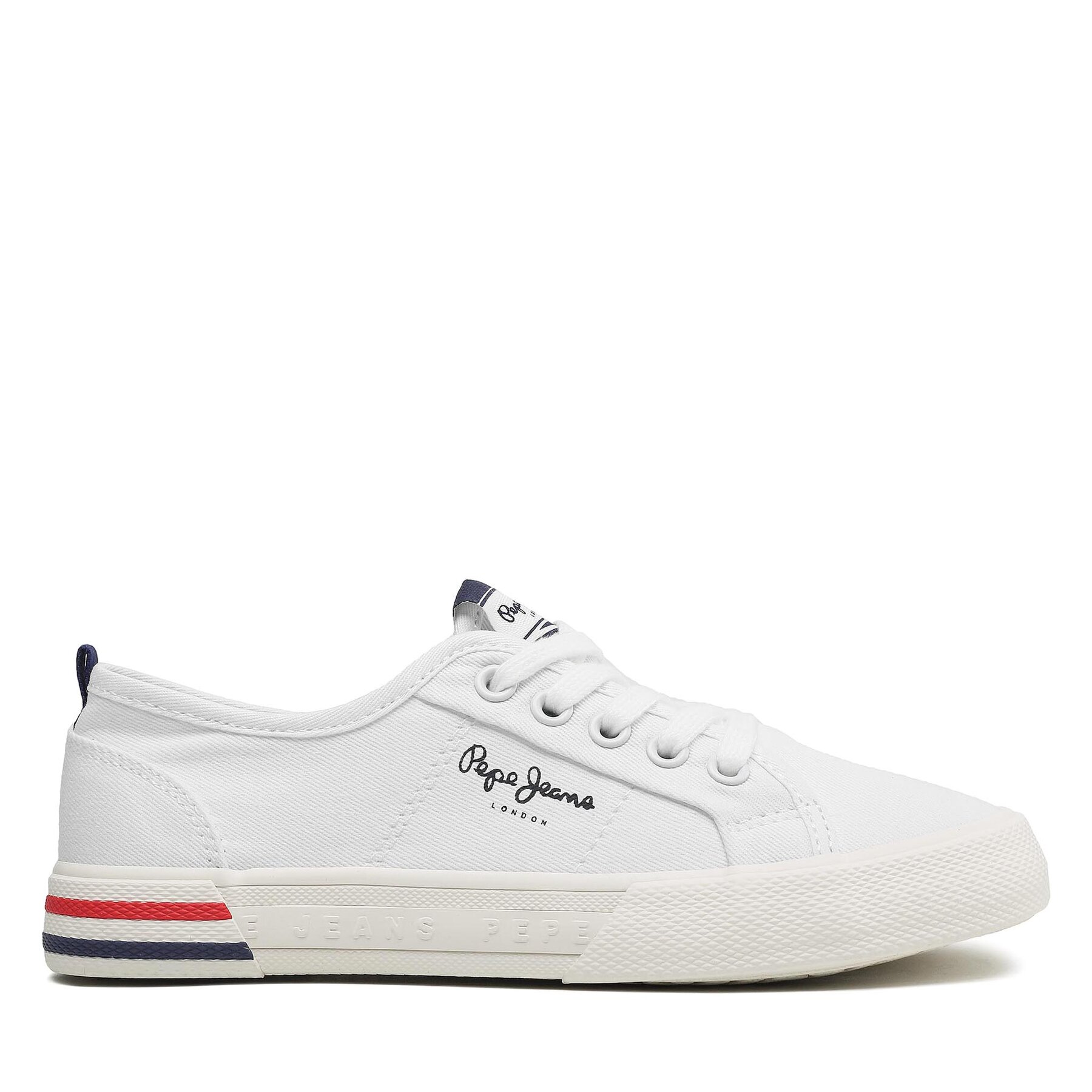 Sneakers aus Stoff Pepe Jeans Brady Basic G PGS30561 Weiß von Pepe Jeans