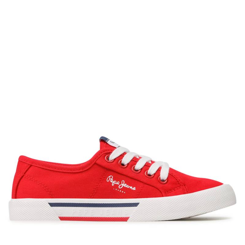 Sneakers aus Stoff Pepe Jeans Brady Boy Basic PBS30527 Rot von Pepe Jeans