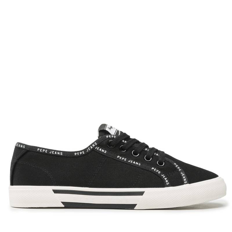 Sneakers aus Stoff Pepe Jeans Brady Rib W PLS31437 Schwarz von Pepe Jeans