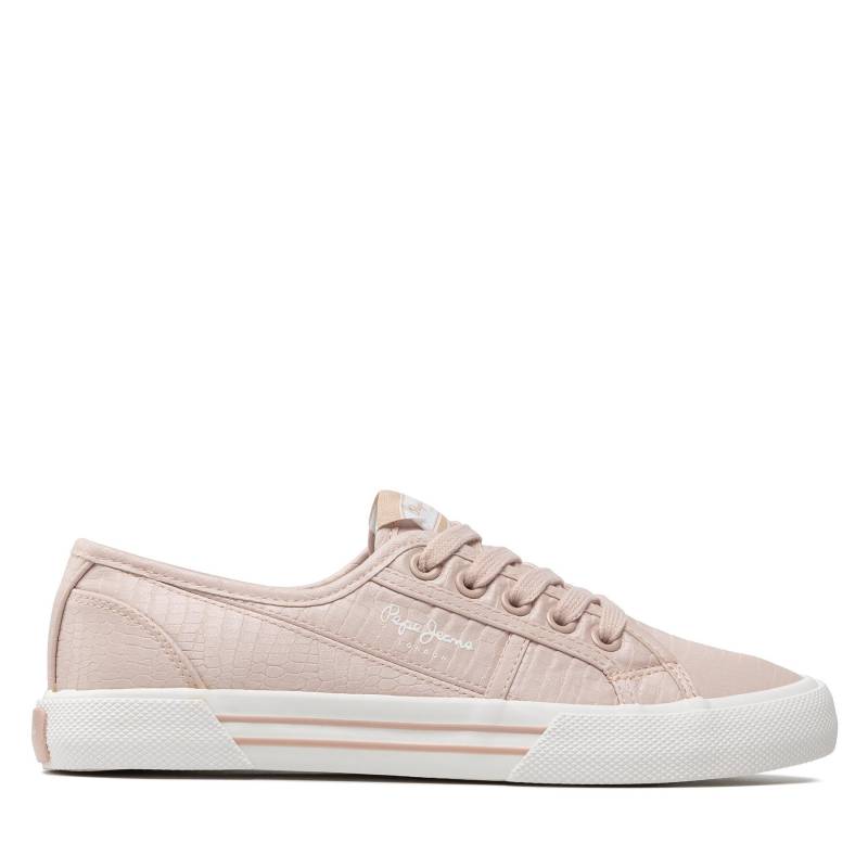 Sneakers aus Stoff Pepe Jeans Brady W Snake PLS31291 Rosa von Pepe Jeans