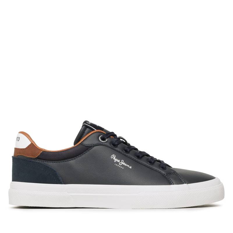 Sneakers aus Stoff Pepe Jeans Kenton Court PMS30839 Dunkelblau von Pepe Jeans