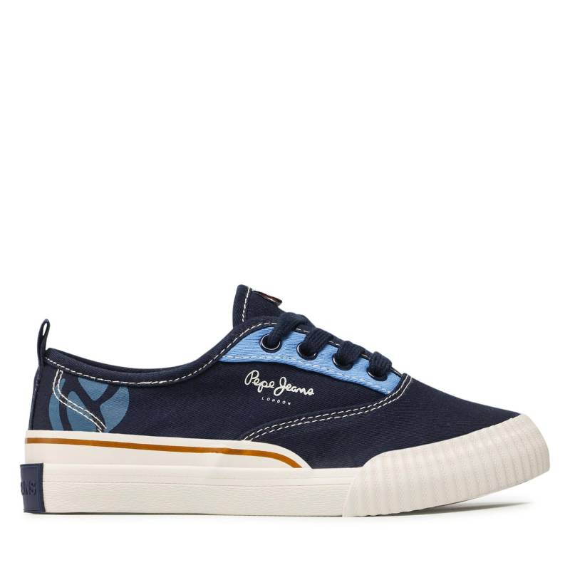 Sneakers aus Stoff Pepe Jeans Ottis Bamba PBS30525 Dunkelblau von Pepe Jeans