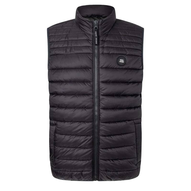 Steppweste Bequem Sitzend-balle Gillet Herren Schwarz M von Pepe Jeans