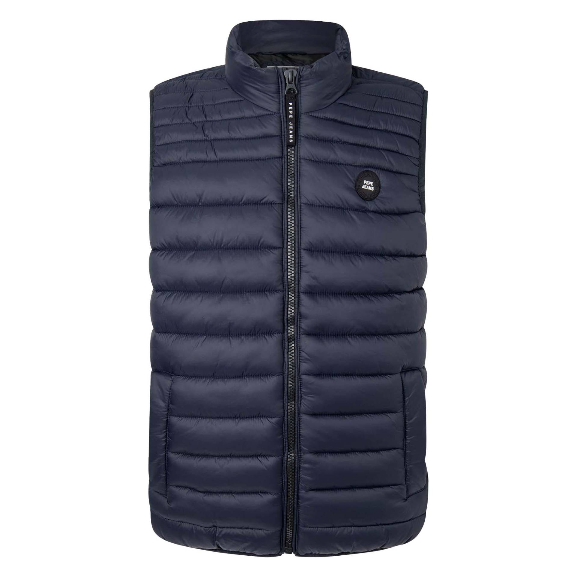 Steppweste Bequem Sitzend-balle Gillet Herren Blau L von Pepe Jeans