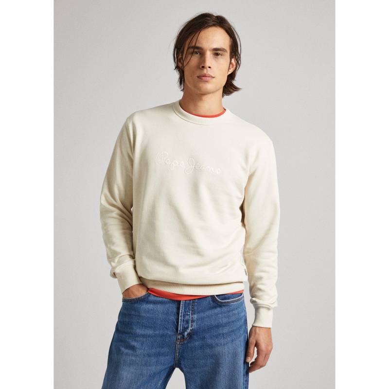 Sweatshirt Herren Elfenbein L von Pepe Jeans