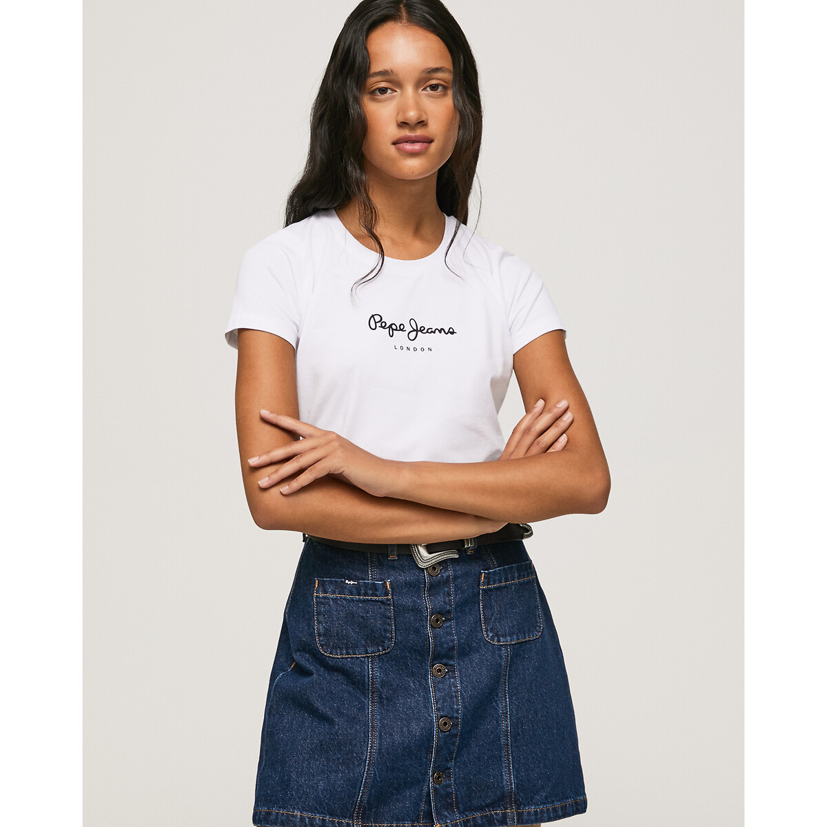 T-Shirt, Logo vorne von Pepe Jeans