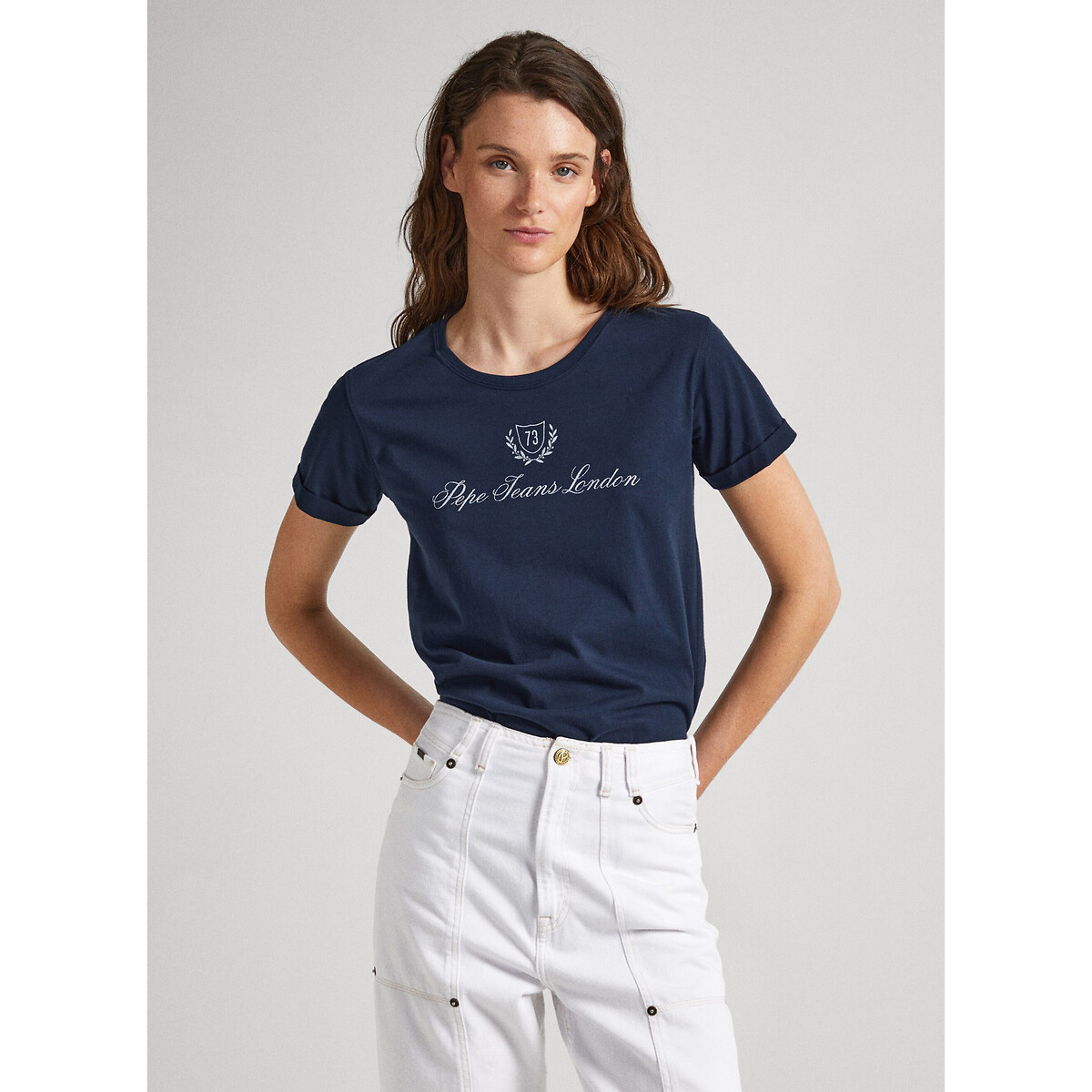 T-Shirt mit Motiv vorne von Pepe Jeans