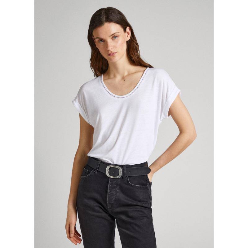 T-shirt, Kurzarm Damen Weiss XS von Pepe Jeans