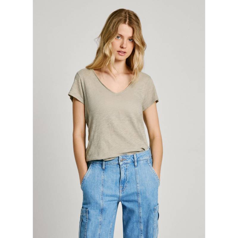 Pepe Jeans - T-Shirt, für Damen, Grün Bedruckt, Größe L von Pepe Jeans