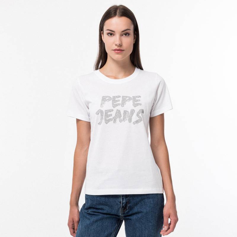 T-shirt Damen Weiss S von Pepe Jeans