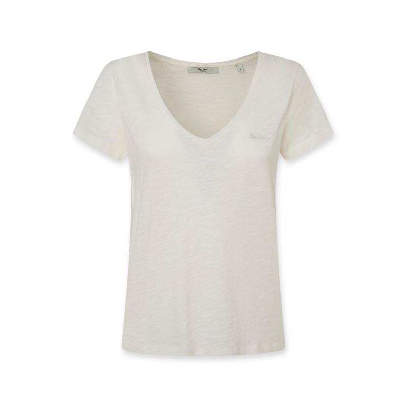 Pepe Jeans - T-Shirt, für Damen, Weiss Größe S von Pepe Jeans